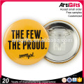 Artigifts Free Samples Cheap Customized tin Metal Button Badge